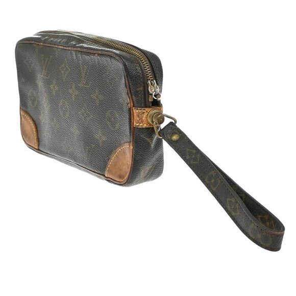 LOUIS VUITTON Marly Dragonne PM Clutch Hand Bag Monogram Leather M51827 01KB420 - Picture 4 of 13